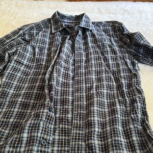 Patagonia long sleeved organic cotton shirt